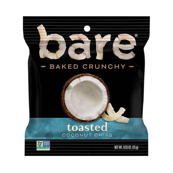 24 Pack - Bare Baked Crunchy Toasted Coconut Chips 0.53oz