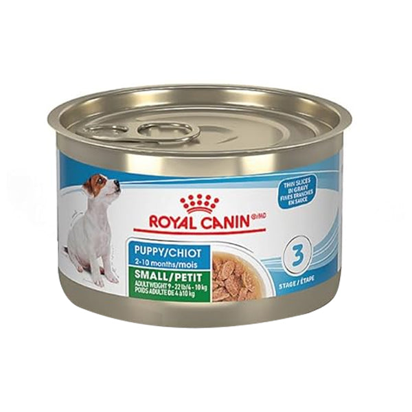 24 Pack - Royal Canin Small Puppy Thin Slices in Gravy Wet Dog Food 5.1oz