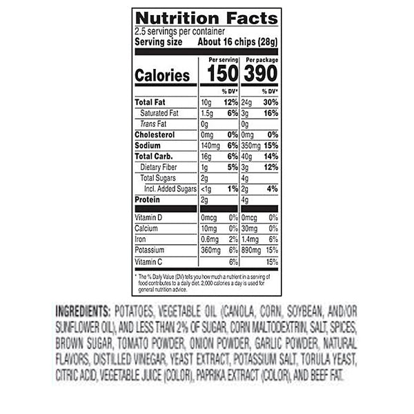 24 Pack - Lay's Barbecue Brisket Flavored Potato Chips 2.5oz Bags Lay's
