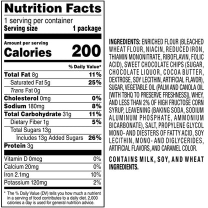 24 Pack - Grandma's Mini Chocolate Chip Cookies 1.55oz Grandma's