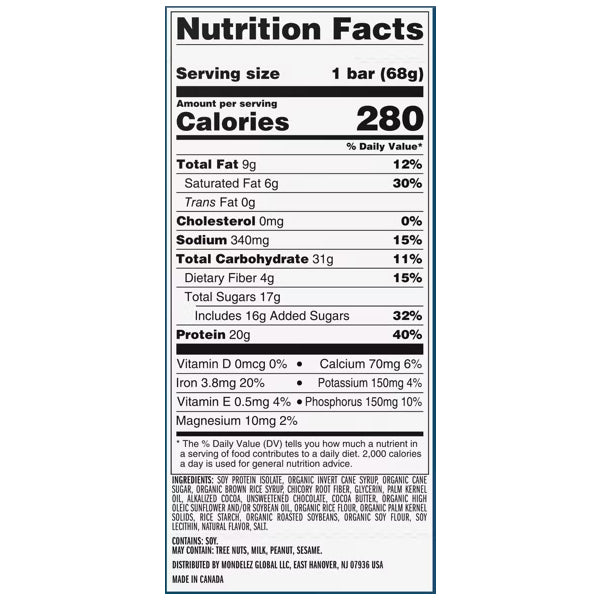 24 Pack - Clif Builders Protein Bar Oreo Flavor 2.4oz