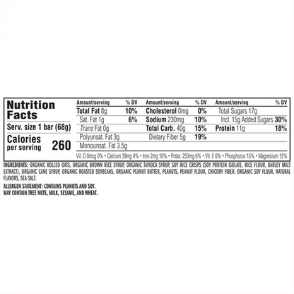 24 Pack - CLIF Bar Crunchy Peanut Butter Protein Energy Bars 2.4oz
