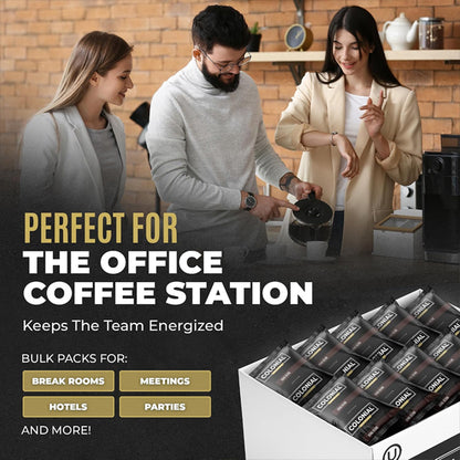 25 Pack - Colonial Coffee Ground Frac Packs Breakfast Blend Medium Roast 2.5oz Colonial Coffee