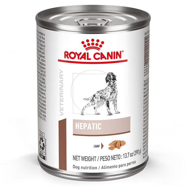 6 Pack - Royal Canin Veterinary Diet Adult Hepatic Loaf Canned Dog Food 13.7oz Royal Canin