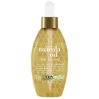 3 Pack - OGX Marula Oil Serum Elixir Hydrate Smooth Moisturize Hair Dropper