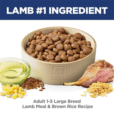 Hill's Science Diet Adult 1-5 Large Breed Recipe Dry Dog Food Lamb Meal & Brown Rice 33lb Hill's Science Diet
