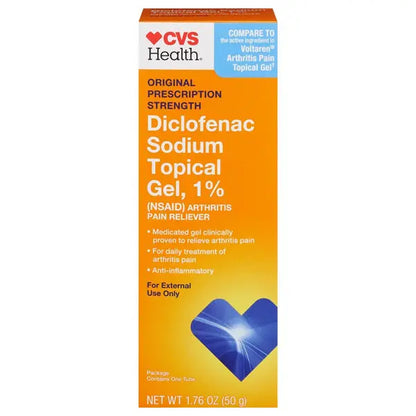 2 Pack - CVS Health Diclofenac Sodium Topical Gel 1% 1.76oz CVS