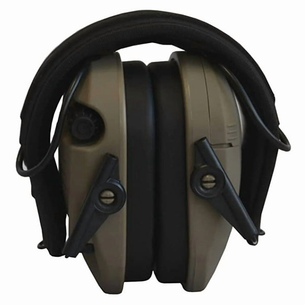 Walker's Razor Slim Electronic Shooting Muffs US Flag-FDE With Protect Case Bundle