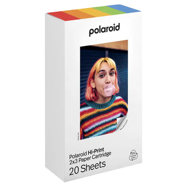 3 Pack - Polaroid Hi·Print 2x3 Paper Cartridge 20 Sheets Each White