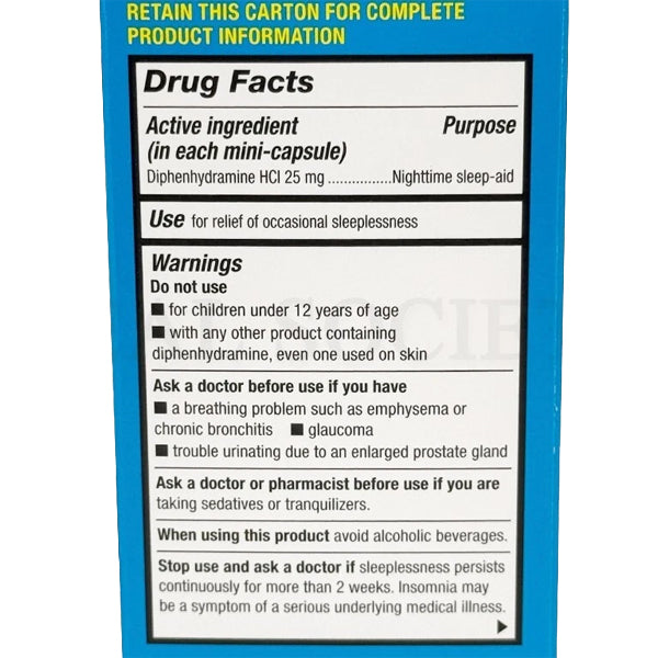 2 Pack - CVS Health Nighttime Sleep Aid Diphenhydramine HCI 25 MG 120ct Each