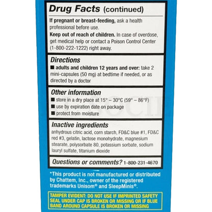 2 Pack - CVS Health Nighttime Sleep Aid Diphenhydramine HCI 25 MG 120ct Each