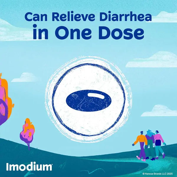 2 Pack - Imodium A-D Fast-Acting Anti-Diarrheal Softgels 24 Count Each Imodium