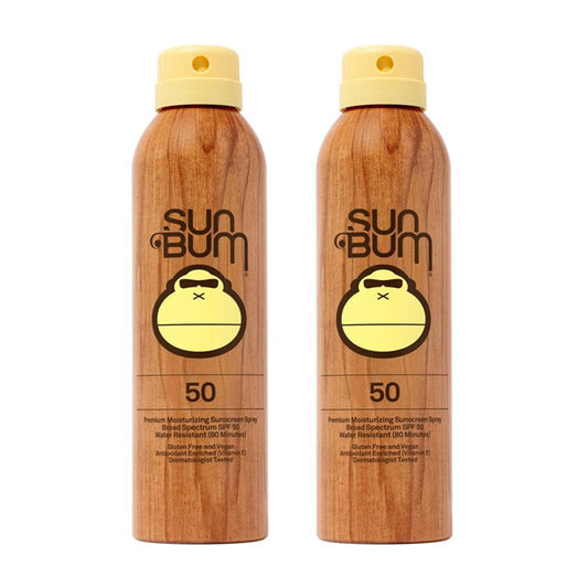 2 Pack - Sun Bum Original SPF 50 Broad Spectrum Sunscreen Spray 5oz