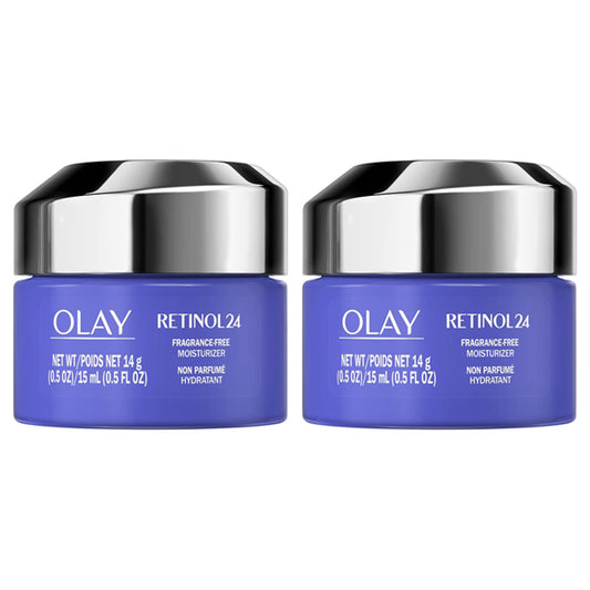 2 Pack - Olay Regenerist Retinol 24 + Peptide Night Face Moisturizer 0.5oz