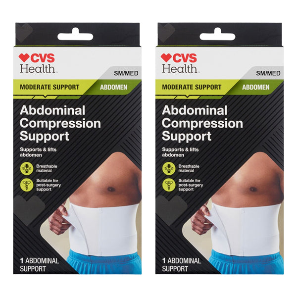 2 Pack - CVS Health Moderate Support Abdomen Compression Small/Medium CVS