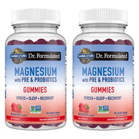 2 Pack - Garden of Life Magnesium Citrate Supplement Raspberry Gummies 60 Count