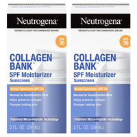2 Pack - Neutrogena Collagen Bank Daily Face Moisturizer SPF 30 2oz
