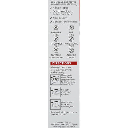 2 Pack - L'Oréal  Revitalift Derm Intensives Brightening Eye Serum 0.67oz