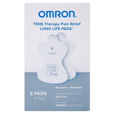 2 Pack - Omron TENS Therapy Pain Relief Long Life Pads 2 Count Each Omron