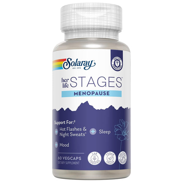 2 Pack - Solaray Menopause her Life Stages Menopause Supplement 60 VegCaps
