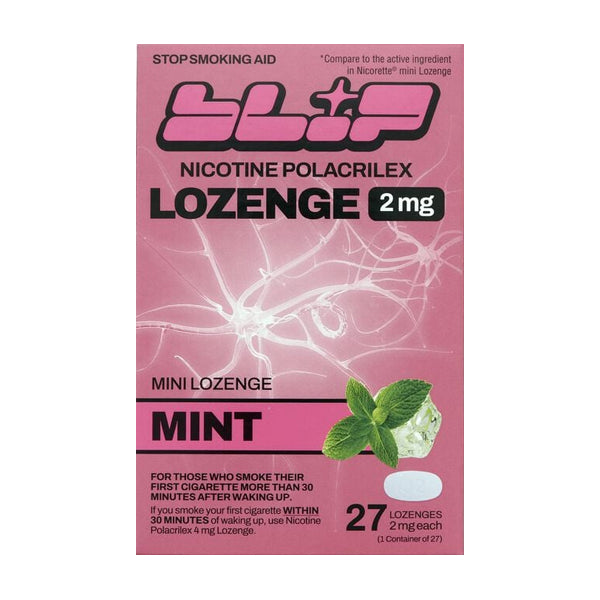 2 Pack - Blip Mint Nicotine Smoking Cessation Lozenge 2mg 27 Count