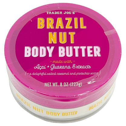 2 Pack - Trader Joe's Brazil Nut Body Butter Made With Acai 8oz