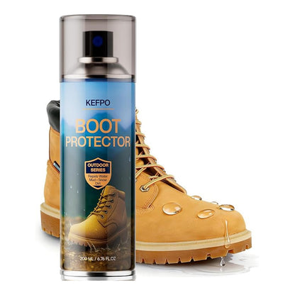 2 Pack - KEFPO Durable Water Repellent for Boots Suede, Leather, Fabric 6.76oz KEFPO