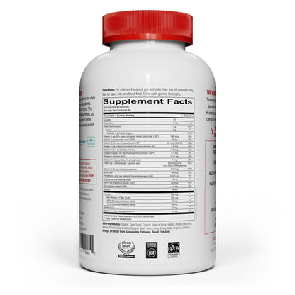 2 Pack - SmartyPants Kids Formula Multivitamin Gummies 180ct Each SmartyPants