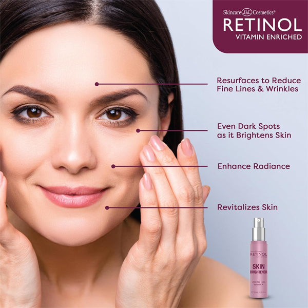 2 Pack - Skincare Cosmetics Retinol Vitamin Enriched Skin Brightener 1oz