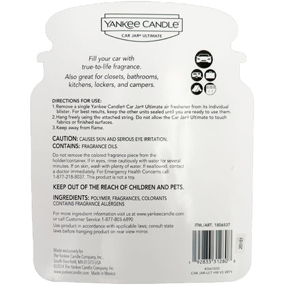 Yankee Candle Car Jar Multipack Air Freshener Holiday Scents 5 Count