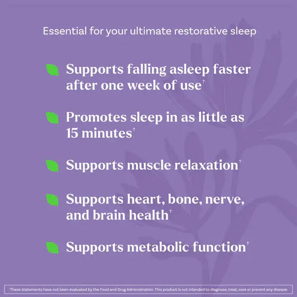2 Pack - Natrol Sleep & Restore Magnesium + GABA 120 Capsules Each Natrol