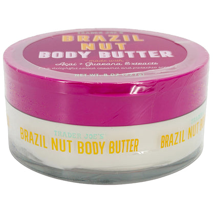 2 Pack - Trader Joe's Brazil Nut Body Butter Made With Acai 8oz