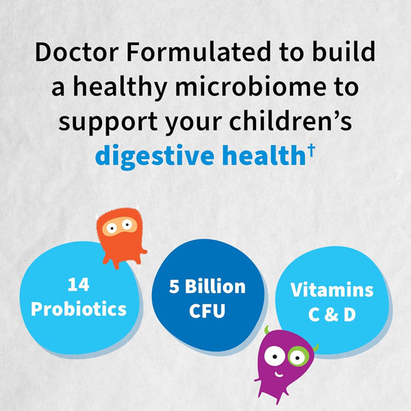 2 Pack - Garden of Life Dr. Formulated Probiotics Organic Kids+ Gummy Berry Cherry 30 Count