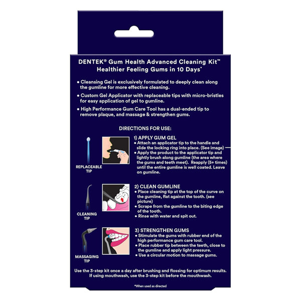 2 Pack - DenTek Gum Health Advanced Cleaning Oral Care Kit