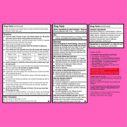 2 Pack - Blip Mint Nicotine Smoking Cessation Lozenge 2mg 27 Count