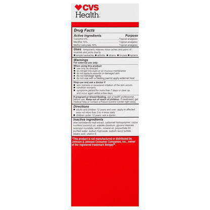 2 Pack - CVS Health Ultra Strength Muscle Rub Cream 4oz