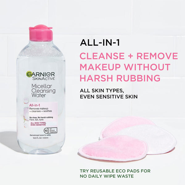 2 Pack - Garnier SkinActive Micellar Cleanser & Makeup Remover 23.7oz