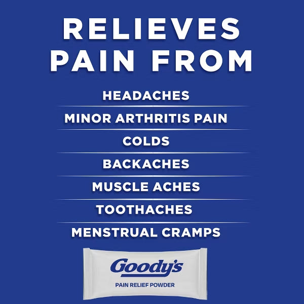 2 Pack - Goody's Extra Strength Headache and Pain Relief Powder Aspirin 50 Count