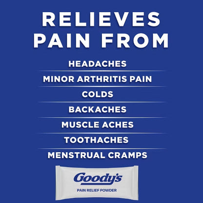 2 Pack - Goody's Extra Strength Headache and Pain Relief Powder Aspirin 50 Count