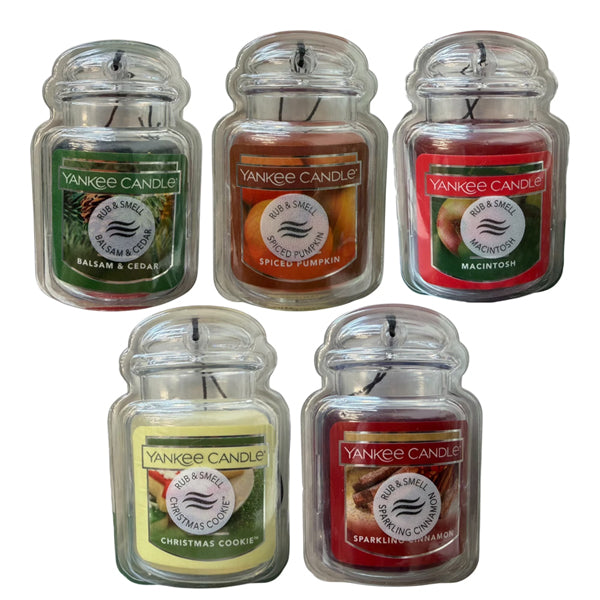 Yankee Candle Car Jar Multipack Air Freshener Holiday Scents 5 Count