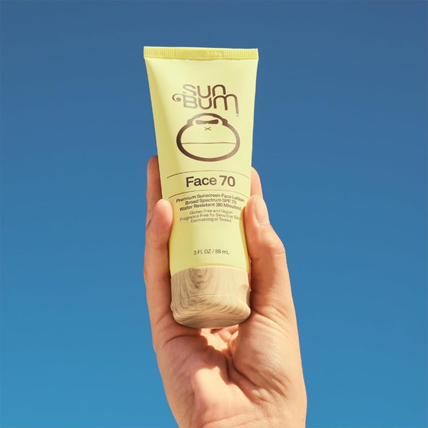 2 Pack - Sun Bum Original SPF 70 Broad Spectrum Sunscreen Face Lotion 3oz Sun Bum