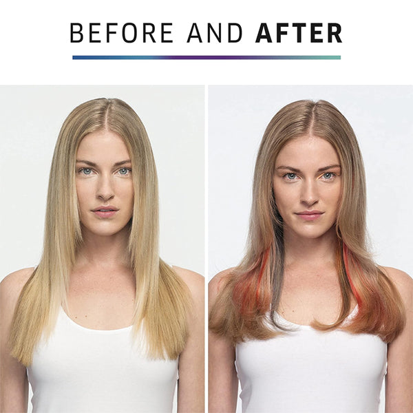 2 Pack - Colorcharm Paints Semi-Permanent Hair Dye for Temporary Color Red 2oz