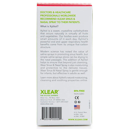 2 Pack - Xlear Natural Daily Relief Nasal Spray with Xylitol 1.5oz