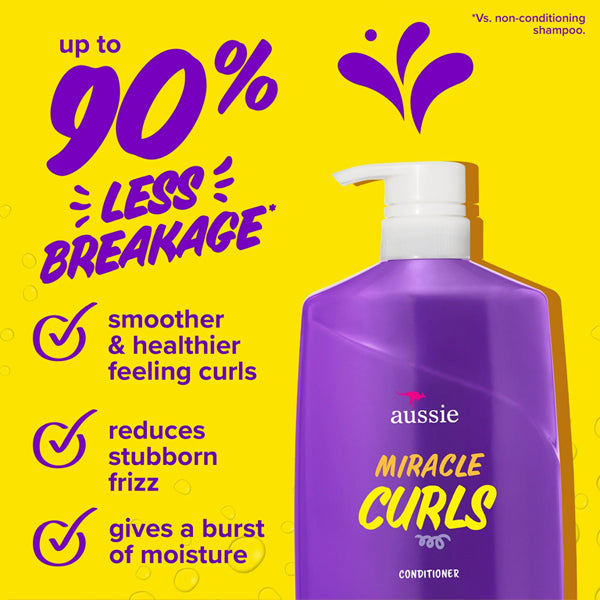 Aussie Miracle Curls Shampoo and Conditioner Dual Pack 26.2 oz