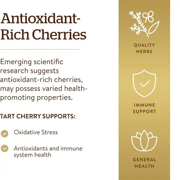 2 Pack - Solgar Tart Cherry Extract 1000mg Non-GMO 90 Vegan Capsules Solgar