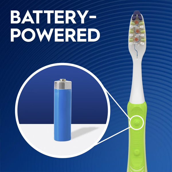 2 Pack - Oral-B Vibrating Expert Clean Battery Powered Pulsar Toothbrush Medium Oral B