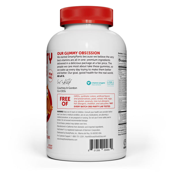 2 Pack - SmartyPants Kids Formula Multivitamin Gummies 180ct Each SmartyPants