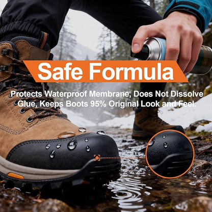 2 Pack - KEFPO Durable Water Repellent for Boots Suede, Leather, Fabric 6.76oz KEFPO