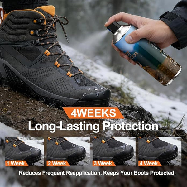 2 Pack - KEFPO Durable Water Repellent for Boots Suede, Leather, Fabric 6.76oz KEFPO