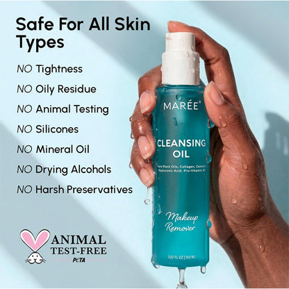 2 Pack - MAREE Gentle Centella Oil Cleanser for Face Makeup Remover 5.07oz MAREE